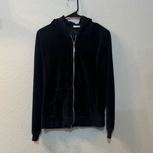 Jason Maxwell Black Zip-Up Hoodie